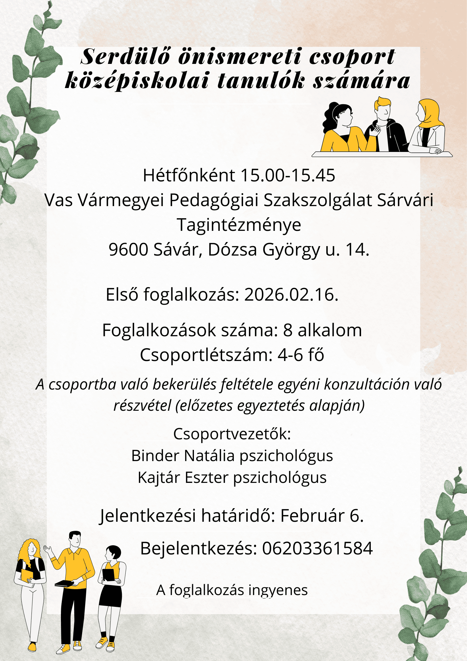 Serdülő csoport plakát.png