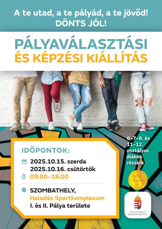 Találkozz velünk a Pályaválasztási és Képzési Kiállításon!
