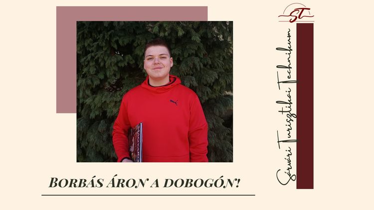 Borbás Áron a dobogón!