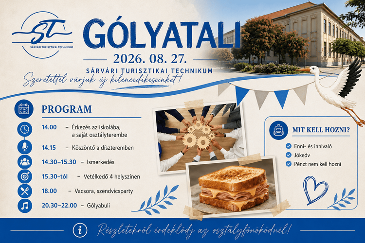 Gólyatali 2026.