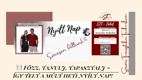 🌟 Szívesen láttunk a Sárvári Turisztikai Technikumban 2025.