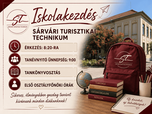 Új tanév. Új élmények. Új lehetőségek.